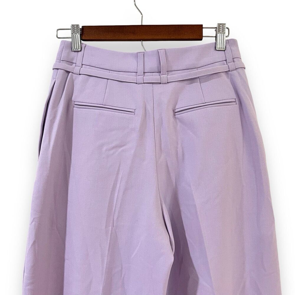 NWT Samsoe Samsoe Haven Pants S Mauve Shadow Purple Scandi Wide Leg Pleated - Picture 6 of 11